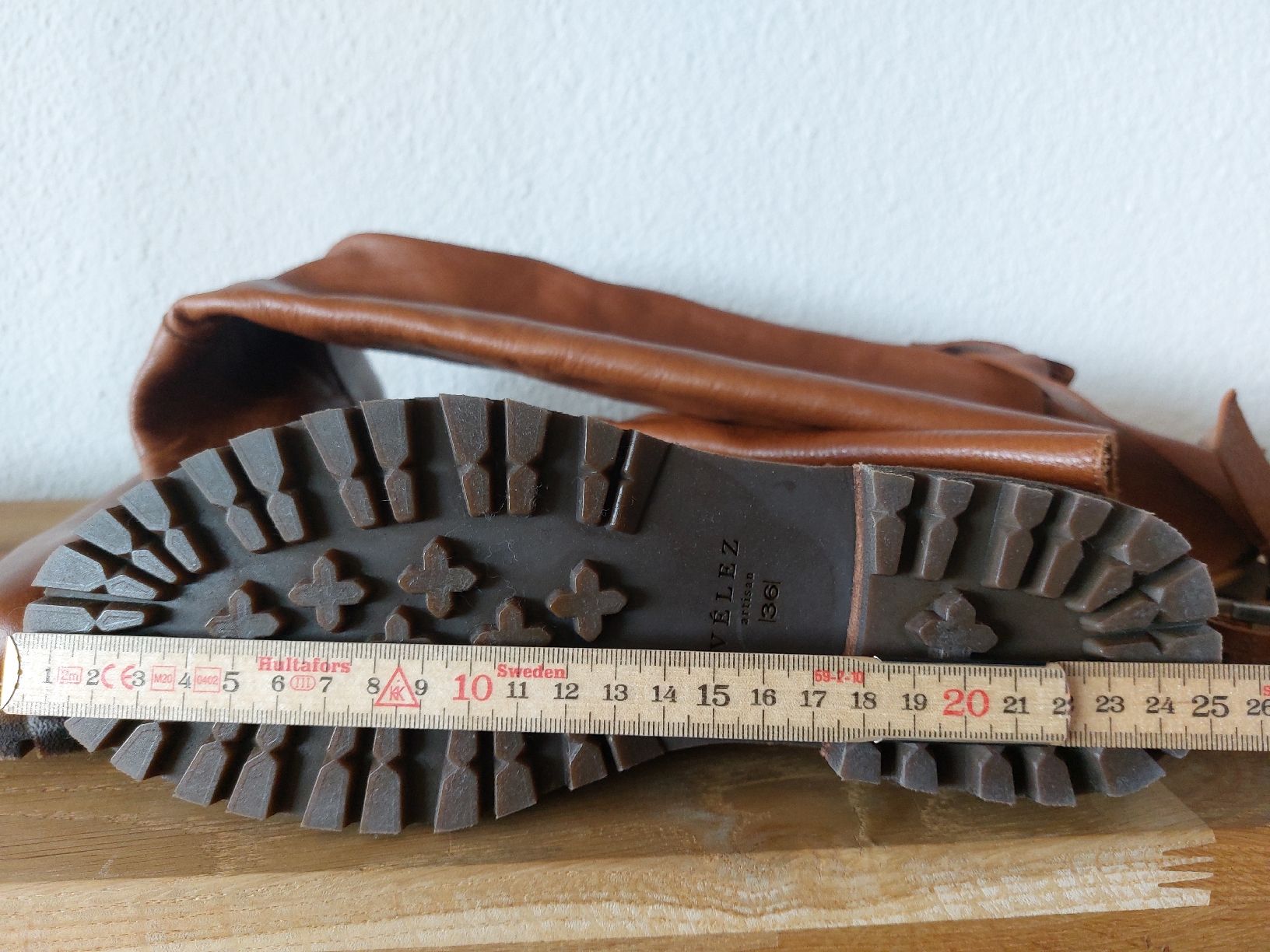 Scarpe da donna: Velez Leder Stiefel, Cognac Braun, Gr. 36 – Nuovo (secondo la descrizione) da Horgen venduto da prinza 5