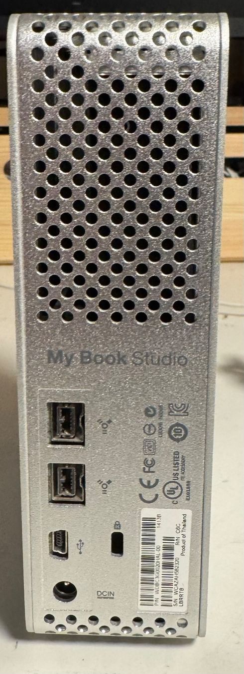 Western Digital Harddisks: WD MyBook Studio Mac, FW800 + USB2, 2 To – Gebraucht aus Chapelle (Glâne) von Lochinver 1