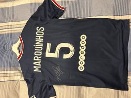 Signiertes Marquinhos PSG Shirt mit Zertifikat