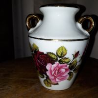 Porzellan  Vase  Blumenmuster