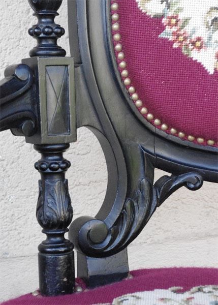 Poltrone: Paar Armlehnsessel und passender Stuhl – Usato da Meggen venduto da Trouvaillen 4