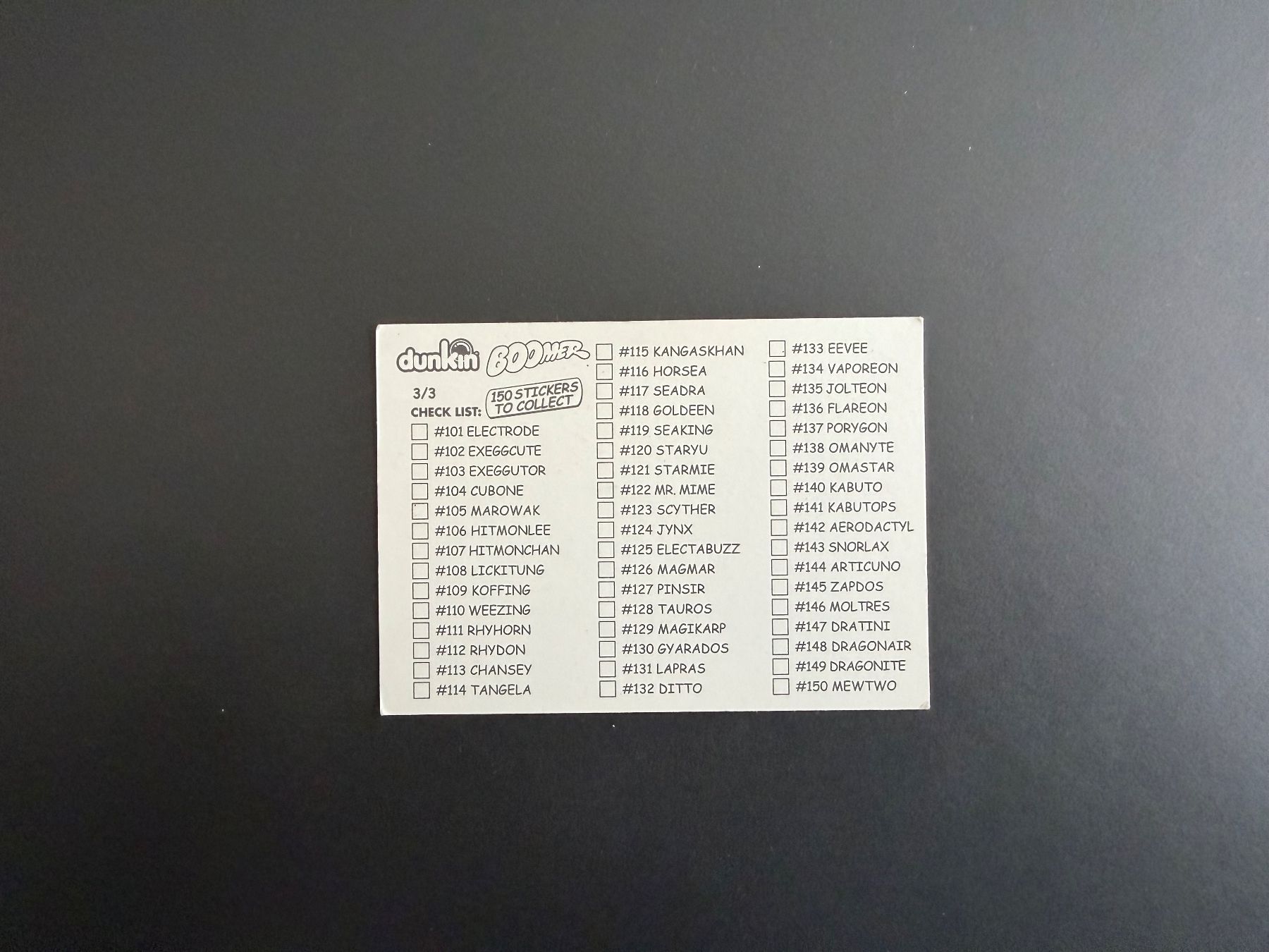 Pokémon Carte collezionabili: Pokémon Dunkin Boomer 2000 - Geodude – Usato da Zürich venduto da mountainwizard00 1