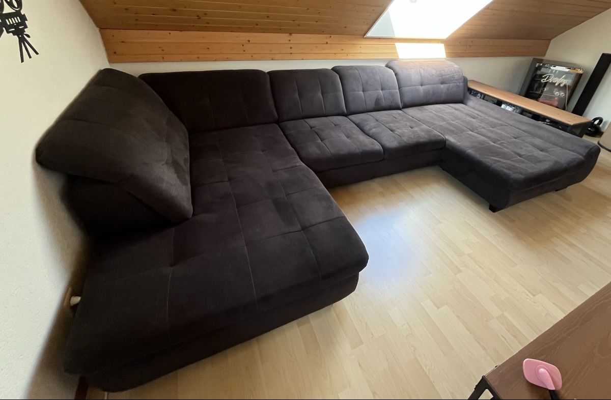Conforama Sofas: Ecksofa in Anthrazit - Conforama Surf – D'occasion à Kaisten par lfa_2tr6 1