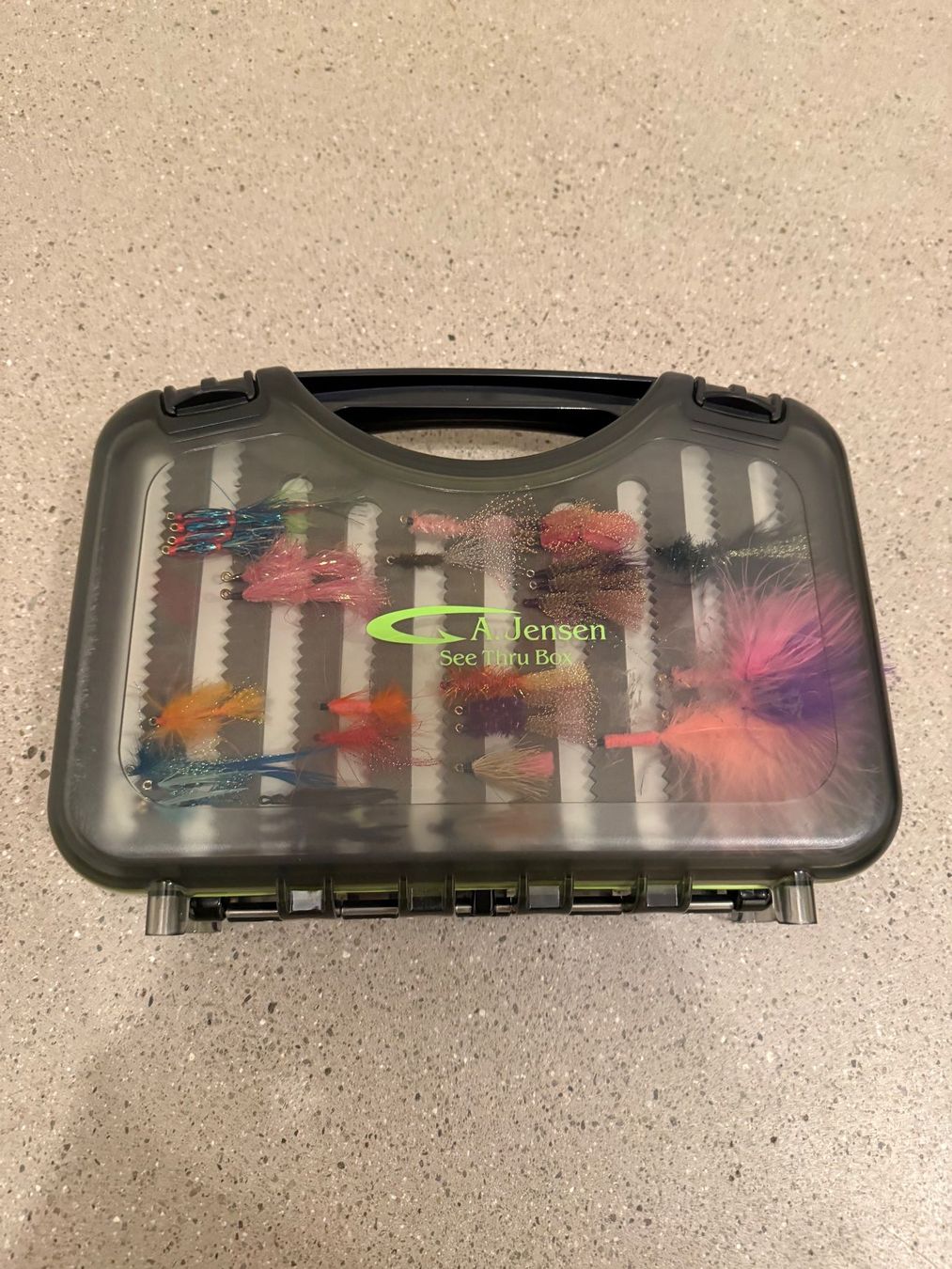 Esche: Streamerkoffer J Jensen See Thru Box – Usato da Schlierbach venduto da micheljoka 1