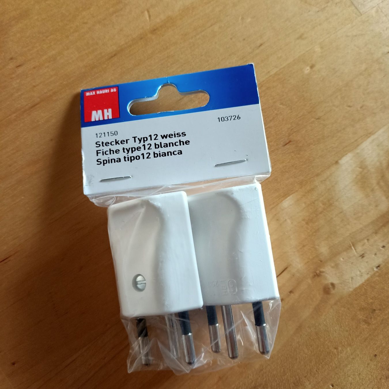 Componenti elettronici: Stecker Typ 12 – Nuovo e nell'imballaggio originale da Küblis venduto da Elly031
