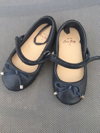 Ballerinas von Zara 21 dunkelblau