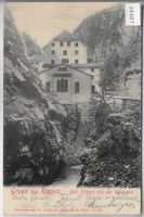 Gruss aus Rgaz - Bad Pfäfers von der Rückseite