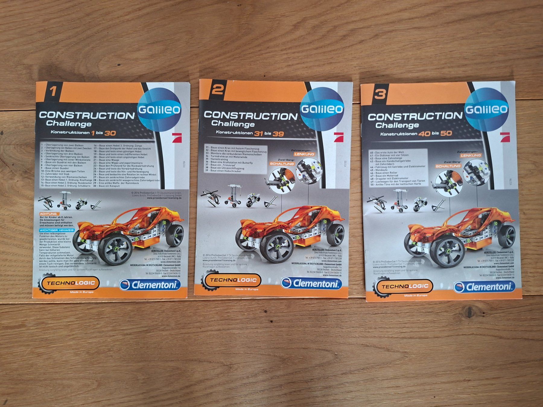 Kit di costruzioni: Clementoni Construction Challenge Set, gebraucht – Usato da Balsthal venduto da Michu12 2