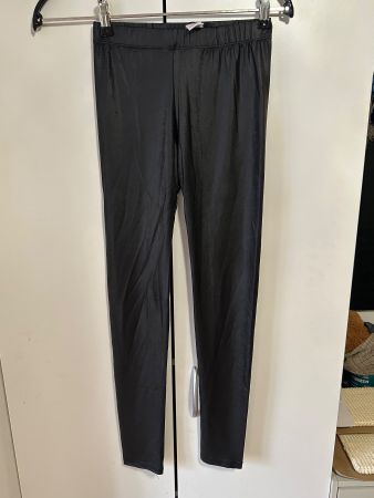 Kunstleder Leggings schwarz Grösse 34