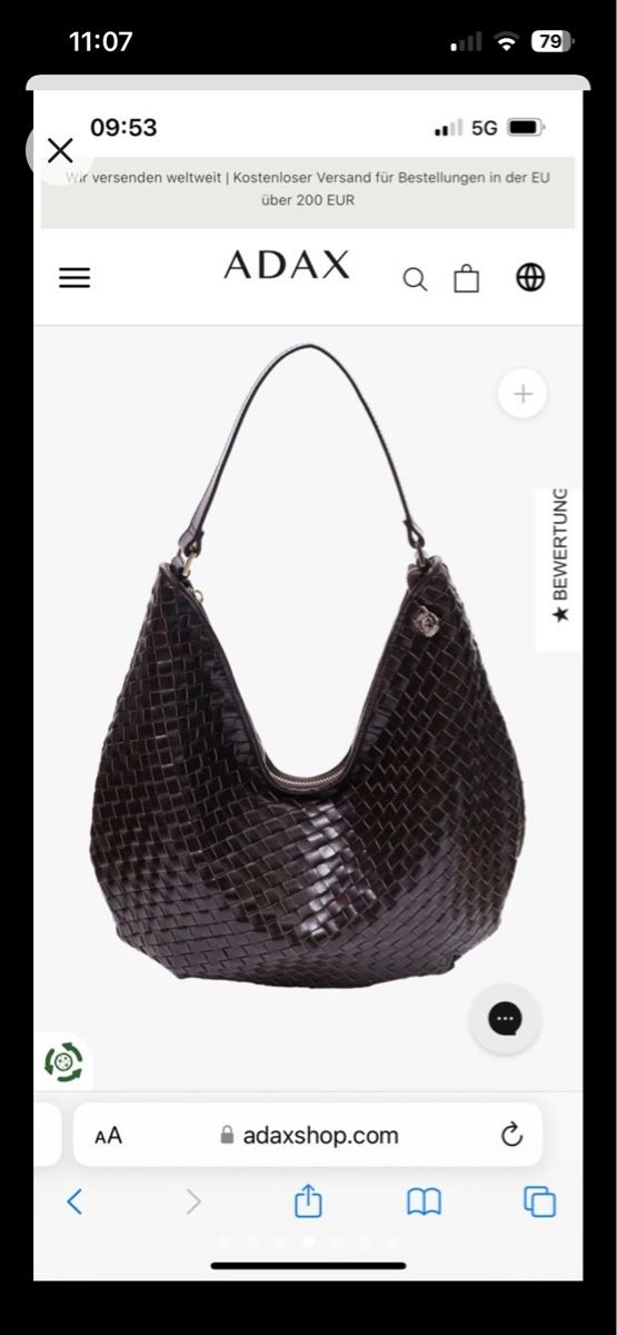 Sacs femmes: Leather bag woven - adax – D'occasion à zürich par schmid1234 3