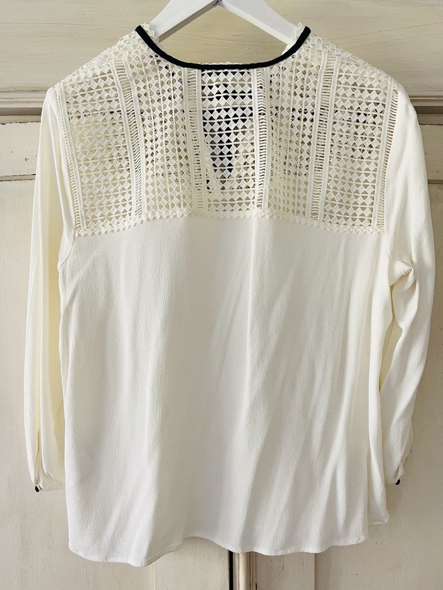 Camicette: OUI SET Bluse Top mit Spitze, Gr. 36 – Usato da Küsnacht ZH venduto da madrilena77 2