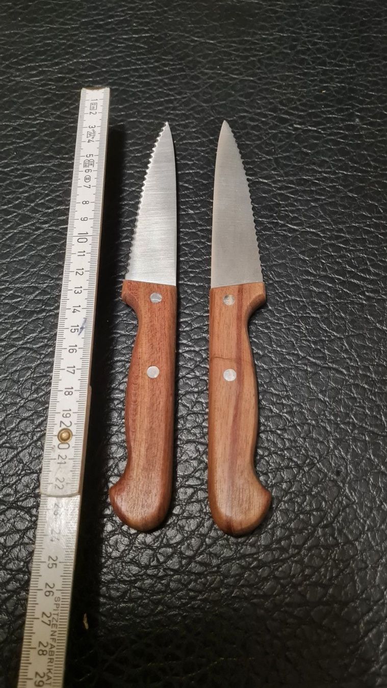 Coltelli da cucina: Steakmesser mit Wellenschliff – Nuovo (secondo la descrizione) da Haldenstein venduto da Gigathlon4