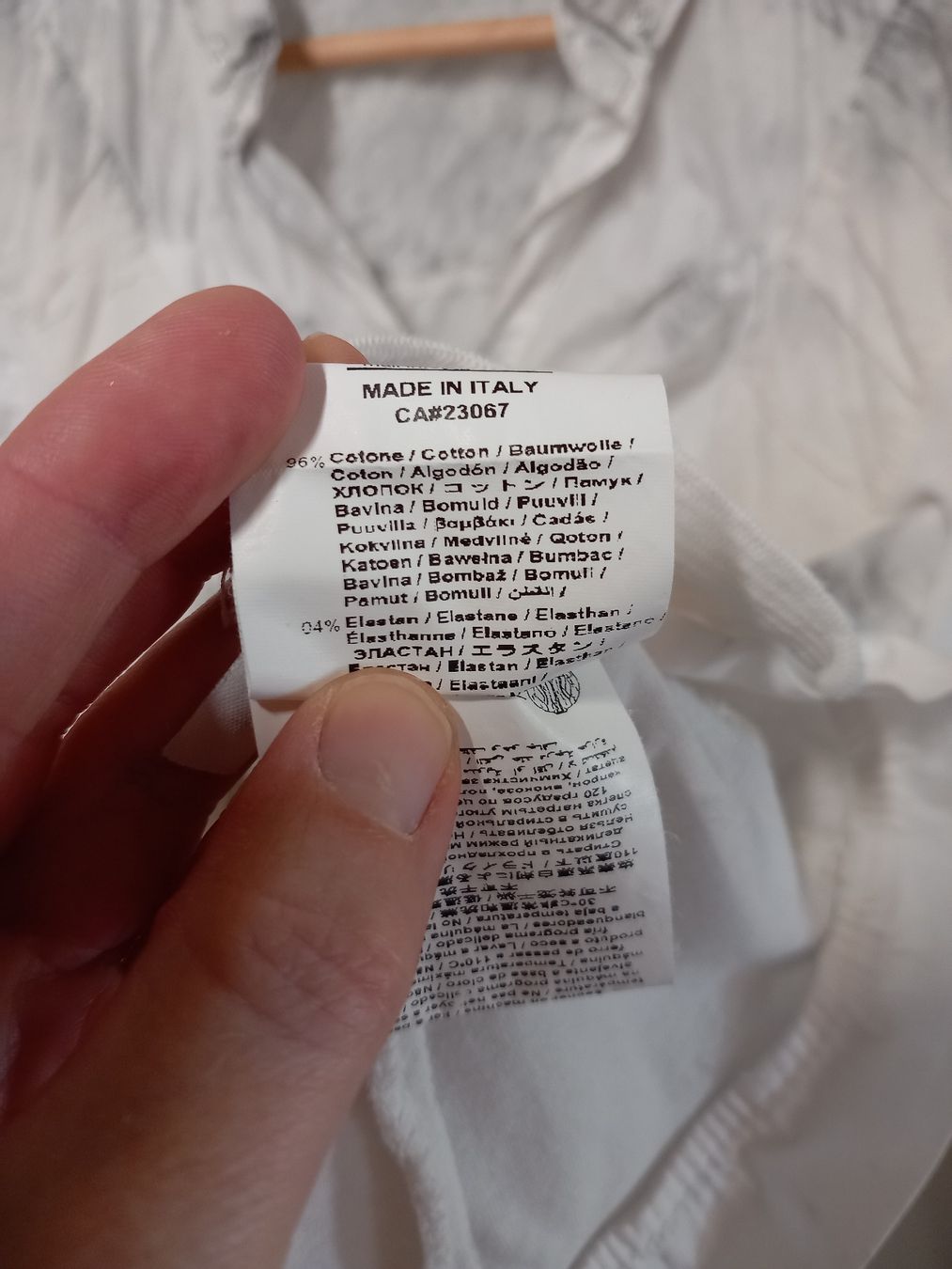 Camicette: Bottega Bluse Gr.S/M hellgrau, Strass – Usato da Gwatt (Thun) venduto da umwelt-brocki 4