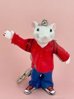 Stuart Little Maus Comic Film Figur Schlüsselanhänger 2002