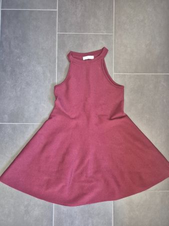 Mango burgundy summer dress size S