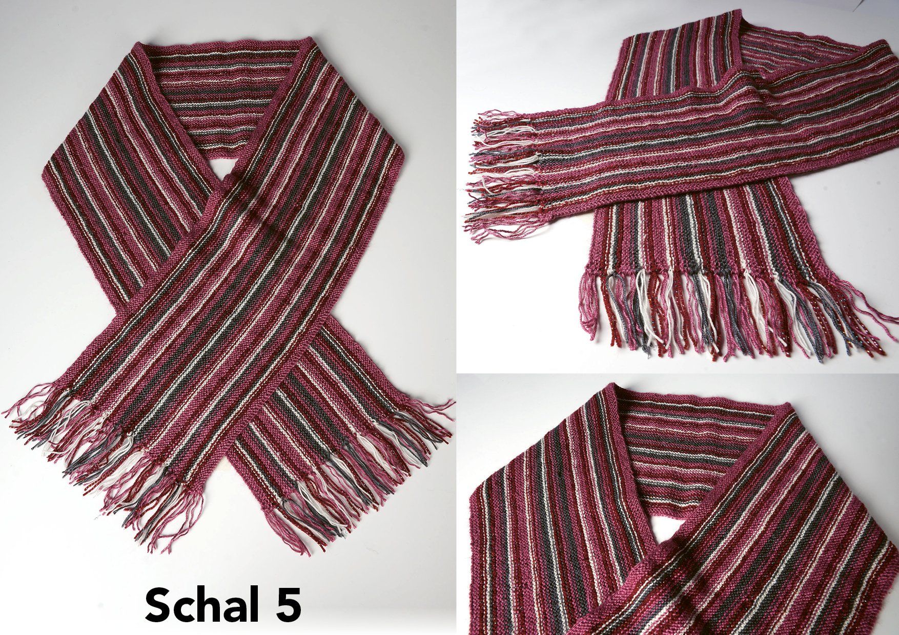 Foulard & Sciarpe: Schal / Schärpe / gestrickter Wollschal – Nuovo (secondo la descrizione) da Buochs venduto da chicco64 2