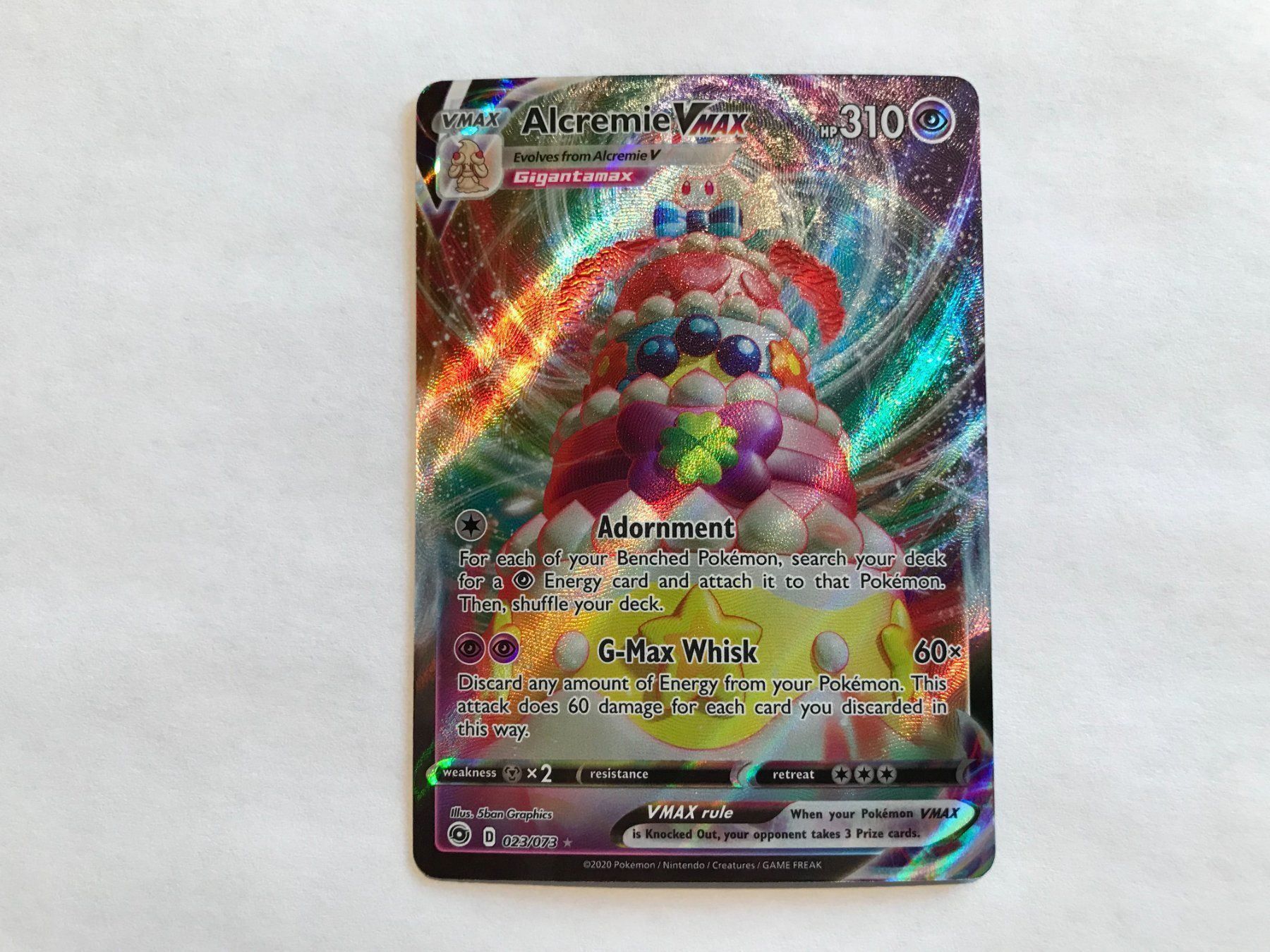 Pokémon Carte collezionabili: Alcremie Vmax FullArt EN – Nuovo (secondo la descrizione) da Hagendorn venduto da Pokecollectorch 1