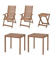 IKEA NÄMMARÖ Gartenmöbel-Set aus Holz (Lounge, Balkon)