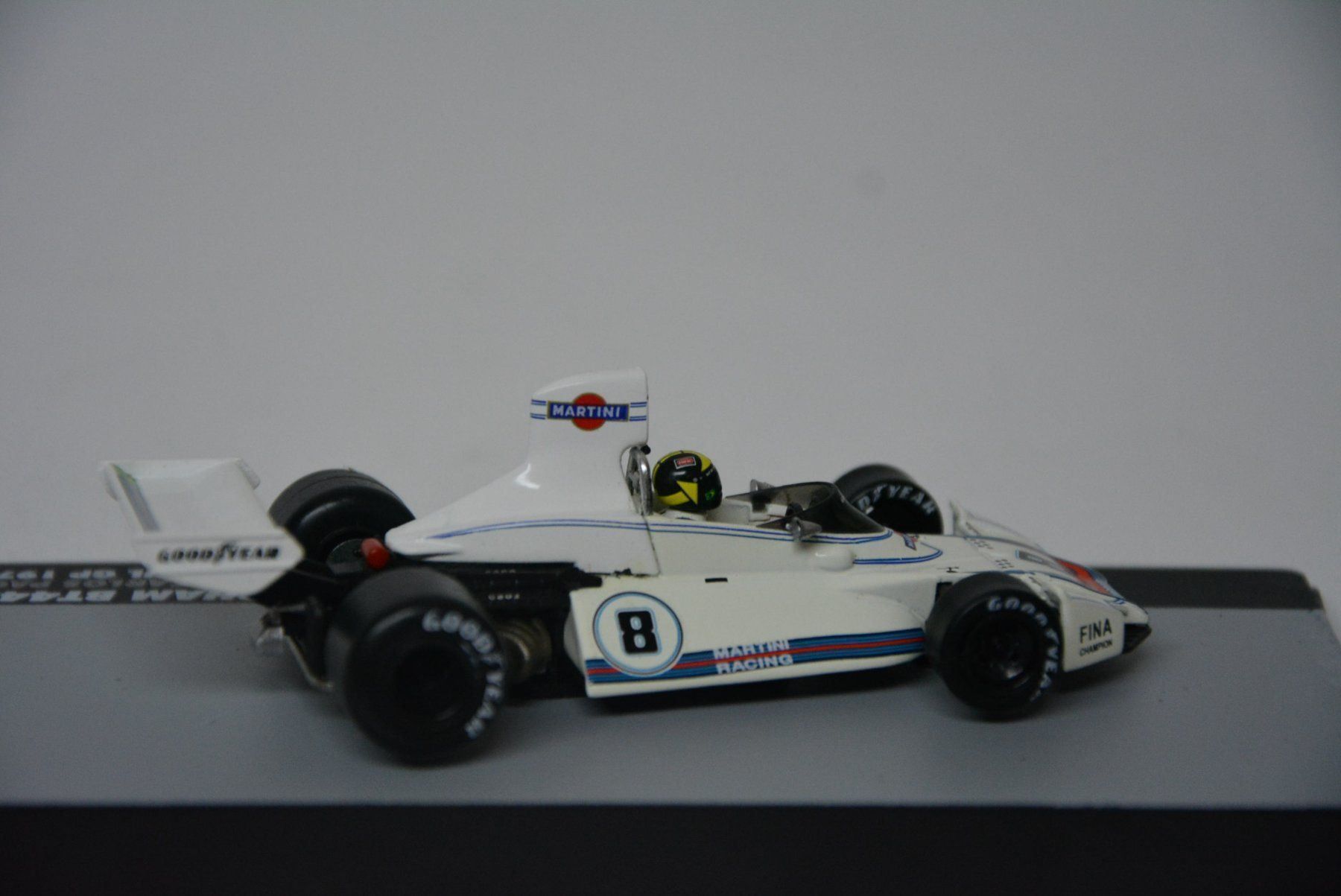 Martini Modellini d'auto: Brabham BT44B  Martini G.P. 1975 , 1:43 – Nuovo e nell'imballaggio originale da Goldach venduto da Feivel9 5