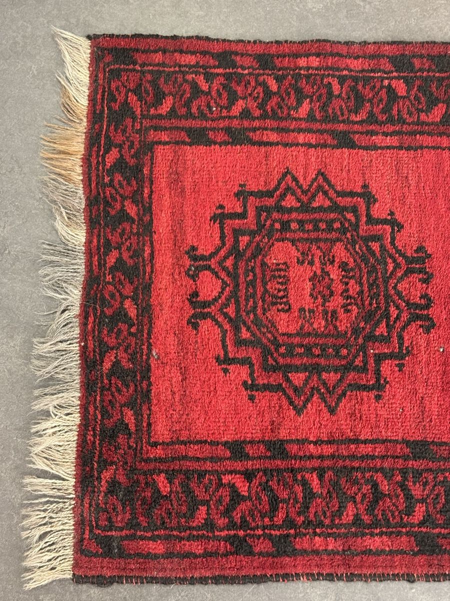 Tappeti: Orientteppich Turkmen rot schwarz  – Usato da Liestal venduto da galerie_nategh 2