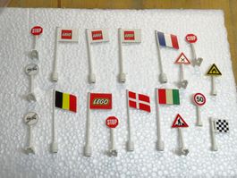 Lego Diverse Verkehrsschilder und Fahnen / 4
