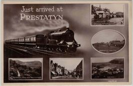 E 28 PRESTATYN GB WALES 6 Bilder Eisenbahn Lokomotive