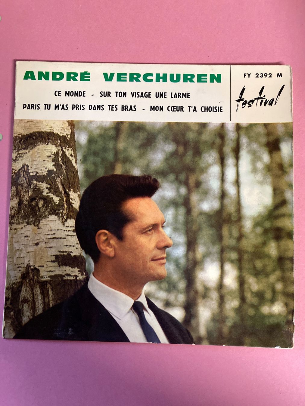Dischi in vinile: André VERCHUREN - 45 Tours – Usato da Le Brassus venduto da cinema13