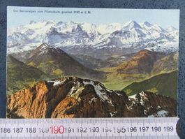PILATUS GEGEN BERNER-ALPEN AK ONW