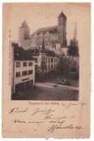 Rapperswil, das Schloss, gelaufen 1901