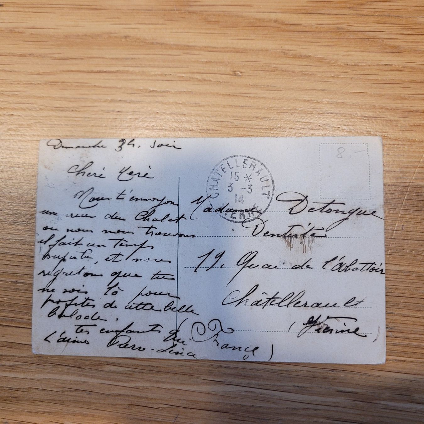 Ansichtskarten: Carte Postale Chatellerault – Gebraucht aus Biel/Bienne von Destockweb 1
