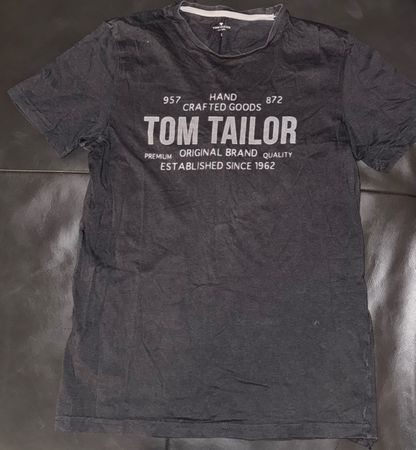 Tom Tailor T-Shirt, Dunkelgrau, Grösse S – Top Zustand