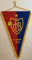Fussball Wimpel FC Basel 1893 rot blau neuwertig