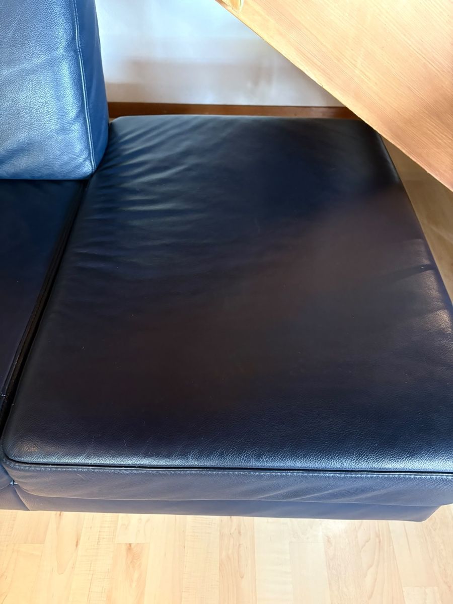 Sofas: Sofa Leder dunkelblau  – Gebraucht aus Kölliken von Michi180 4