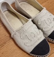Chanel Espadrilles Gr. 38 Beige/Schwarz