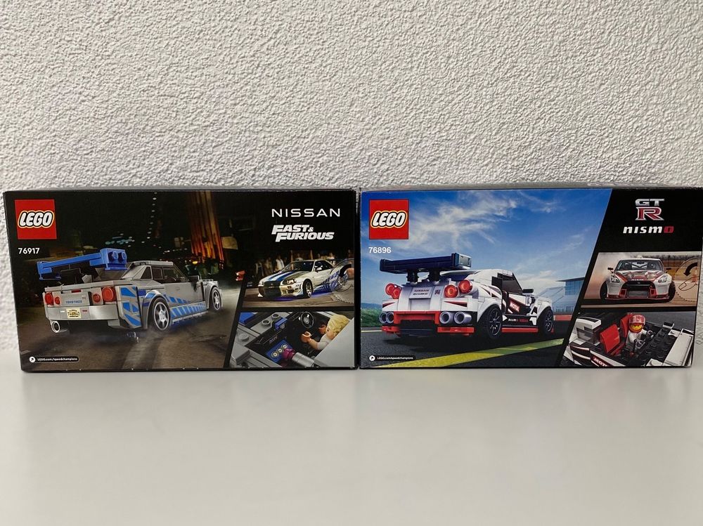 Lego Speed Champions Nissan GT-R R34 & R35 Nismo 76896&76917 | Kaufen ...