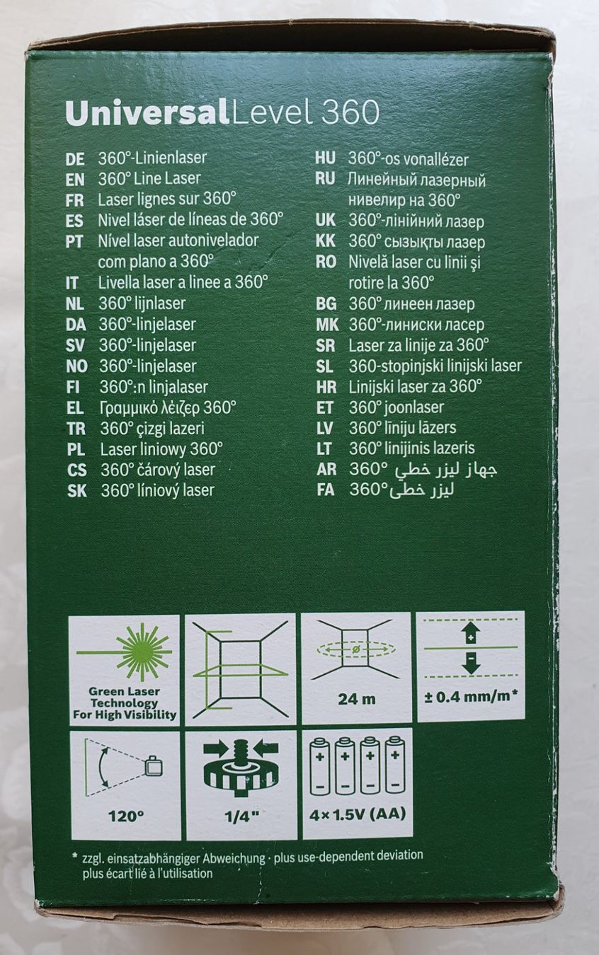 Bosch Messen: Bosch Universal Level 360 – Neu und originalverpackt aus Zürich von issi267 1