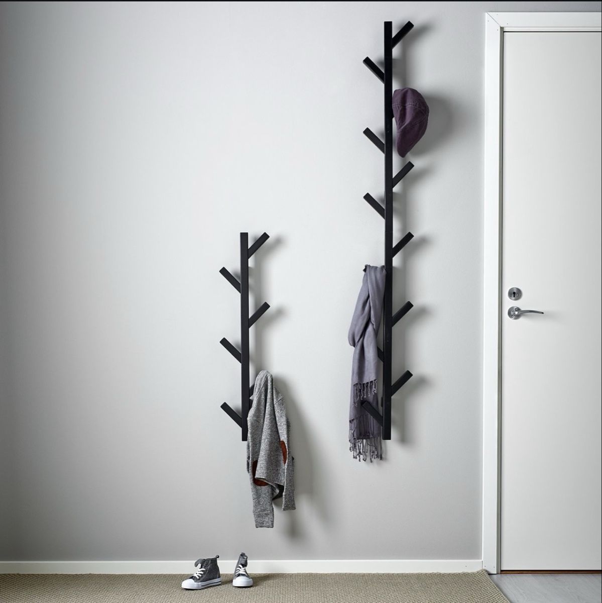 Ikea Garderobe: Tjusig Kleiderhaken schwarz 2x – Neu (gemäss Beschreibung) aus Kriens von nao_wl7q 2