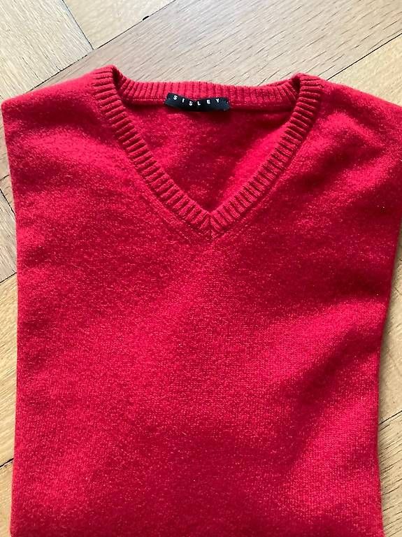 Maglioni & Felpe: Pull Sisley rouge 80% laine 20% polyamide taille M – Usato da Renens VD venduto da chrstn 1
