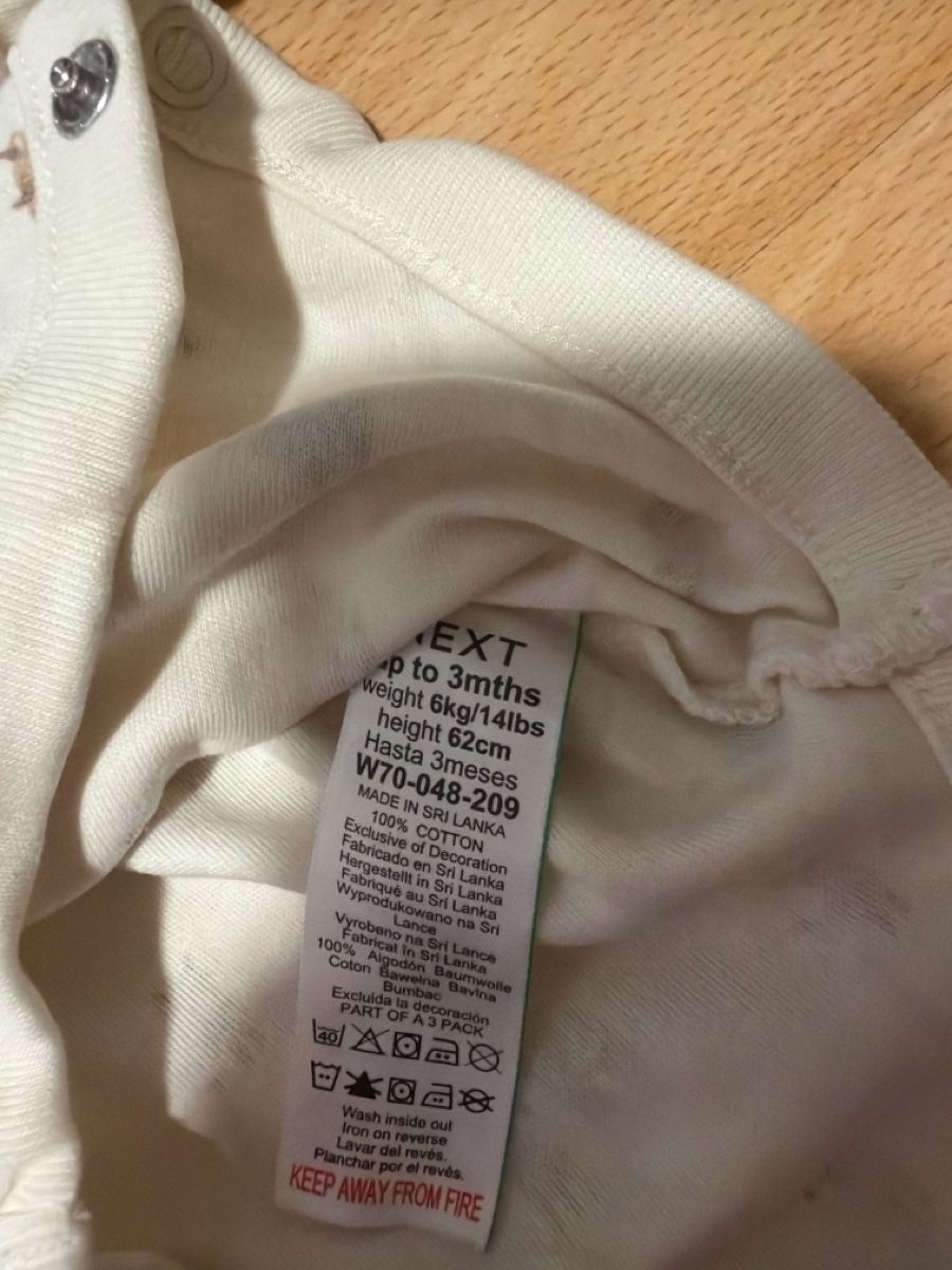 Next Lotti di vestiti: next bodysuit – Nuovo (secondo la descrizione) da Arbon venduto da bot_5ht5 1