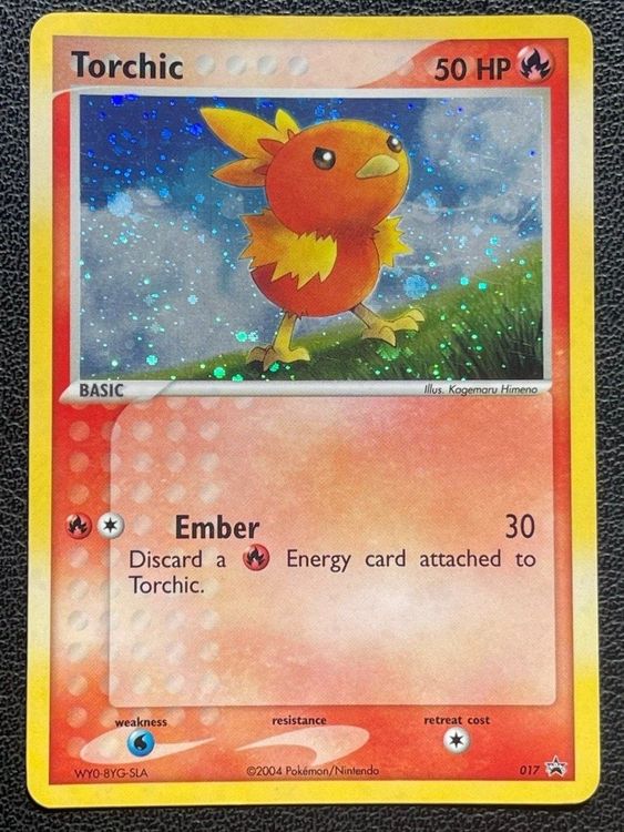 Torchic Holo 017 Black Star Promo Kaufen auf Ricardo