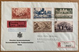 1942, R-FDC FL '600 Jahre Lostrennung', SBK 750 Fr.