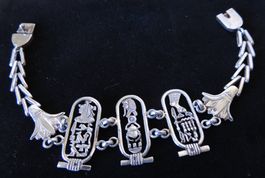 Silber 800 Armband Ägypten 19 cm