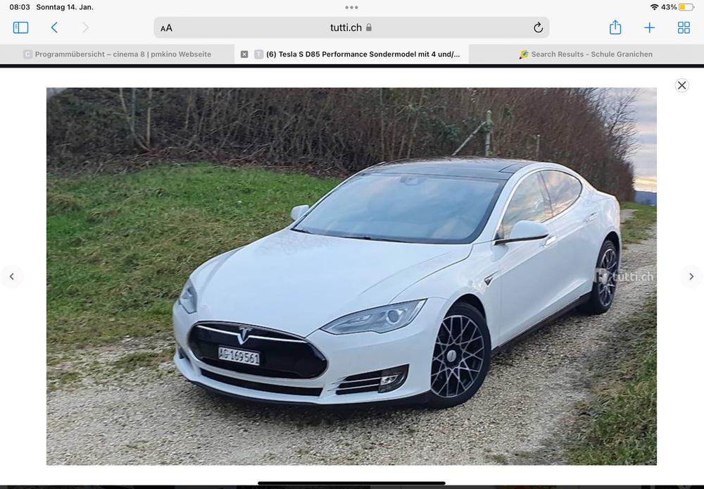 Tesla S D 85 Performance.sehr gepflegt