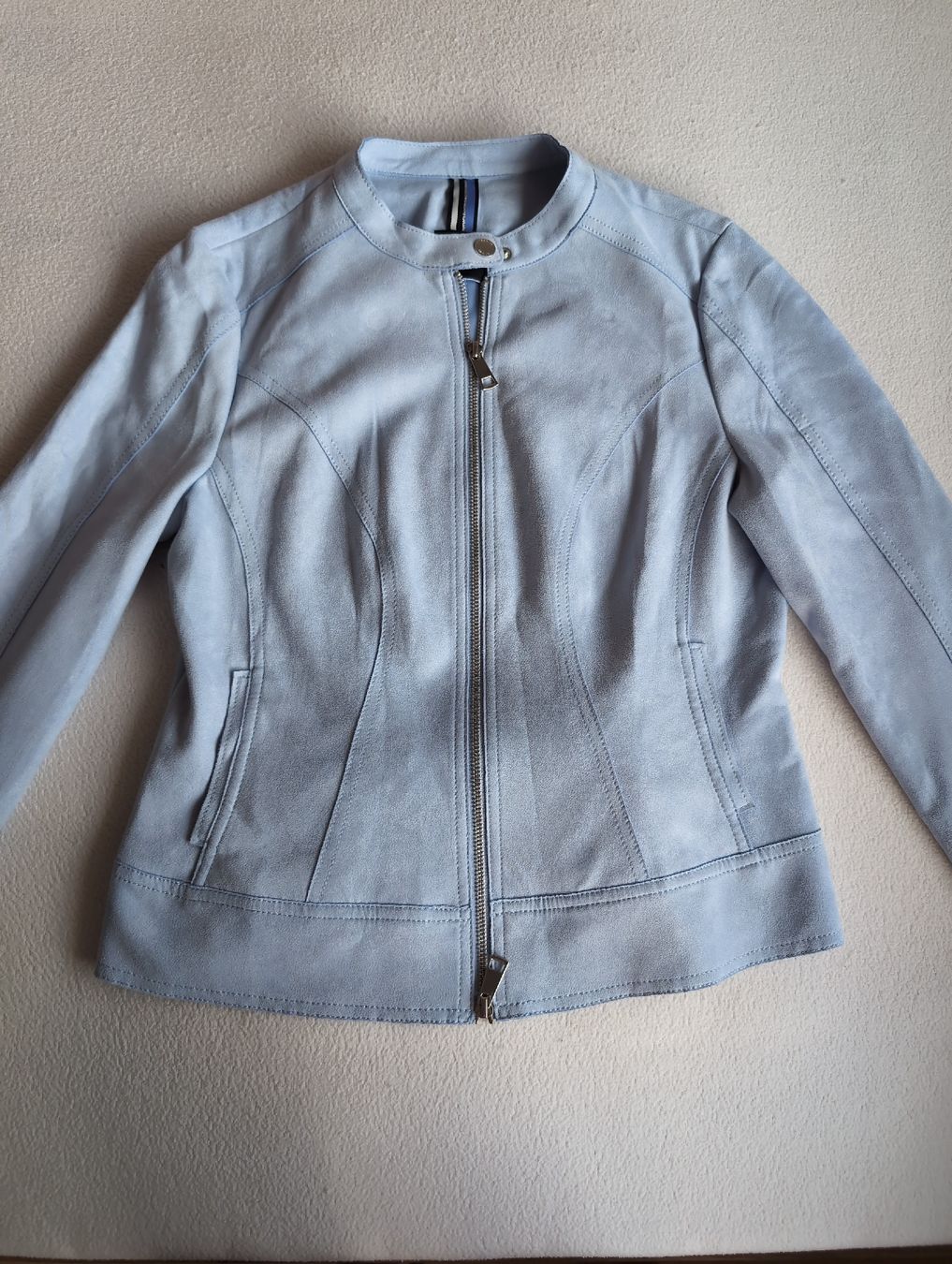 Taifun Giacche: Taifun Light Blue Jacket - Size 40 - never worn! – Nuovo (secondo la descrizione) da Glis venduto da livespringly 1