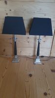Elegante Lampen mit schwarzem Schirm - Top Zustand!