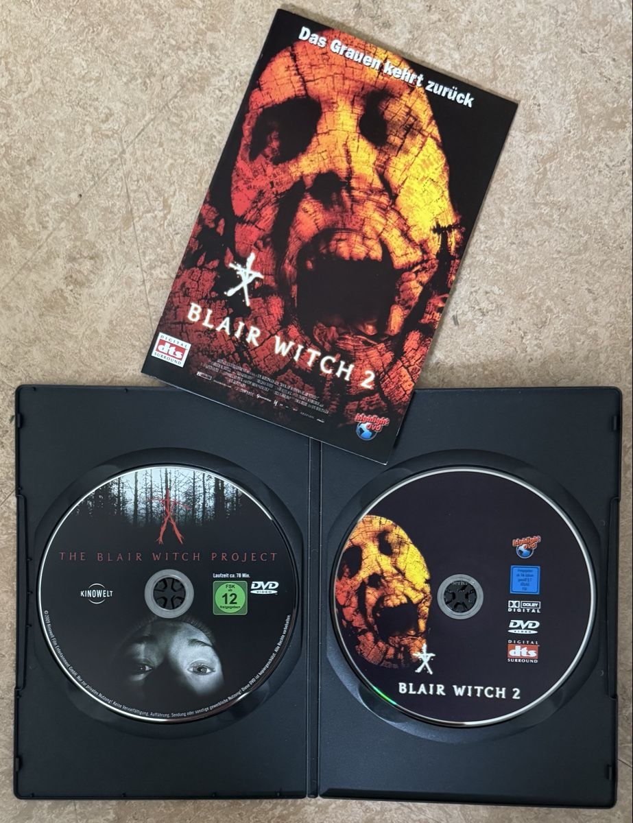 Tutti i DVDs: THE BLAIR WITCH PROJECT + BLAIR WITCH 2 – Nuovo (secondo la descrizione) da Dietikon venduto da AndreaSch01 2