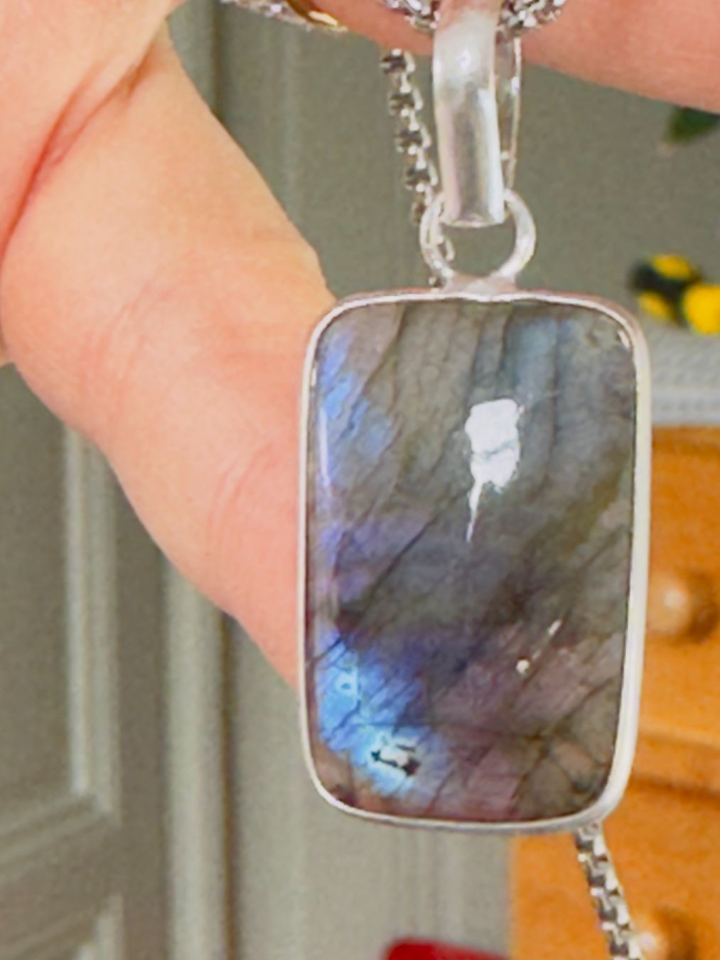 Catenine: Labradorite necklace – Nuovo e nell'imballaggio originale da Genève venduto da AGBERG 1