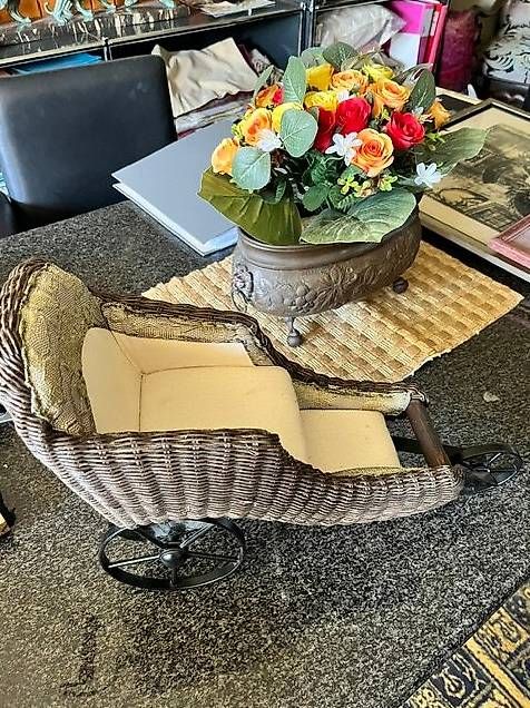 Carrozzine per bambole: Landeau-poussette de poupée vintage – Usato da PULLY venduto da RAPHAEL1953 3