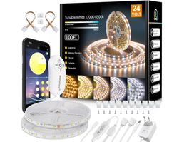 30 METER LED STREIFEN MIT FERNBEDIENUNG - LED STRIP WEISS