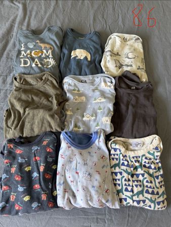 Bodys Langarm Set Grösse 86